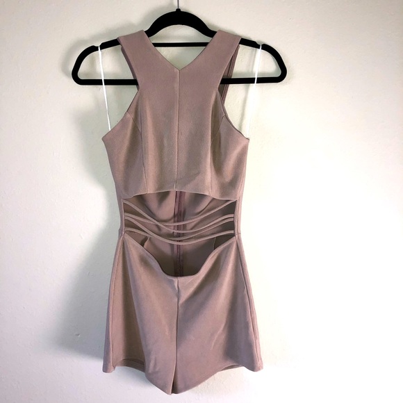 Tan Women’s Romper - Picture 1 of 9